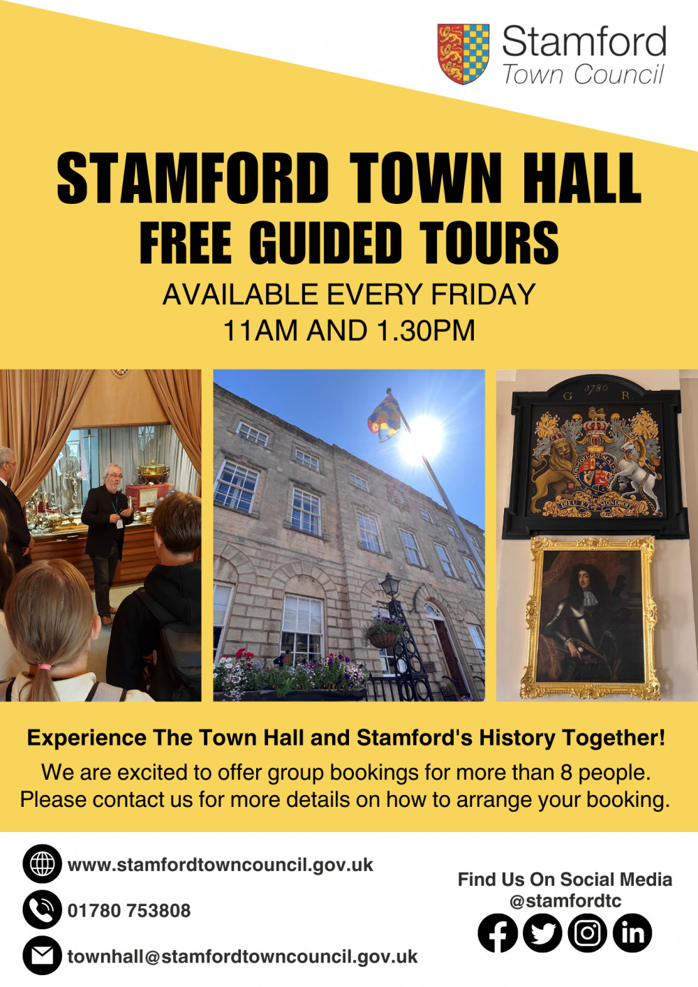 Stamford Town Hall: FREE Guided Tours