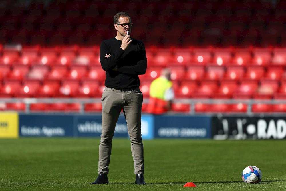 David Artell, 42, is one of several leading candidates to become the Cheltenham Town boss, who are currently bottom of EFL League One (Crewe Alex).