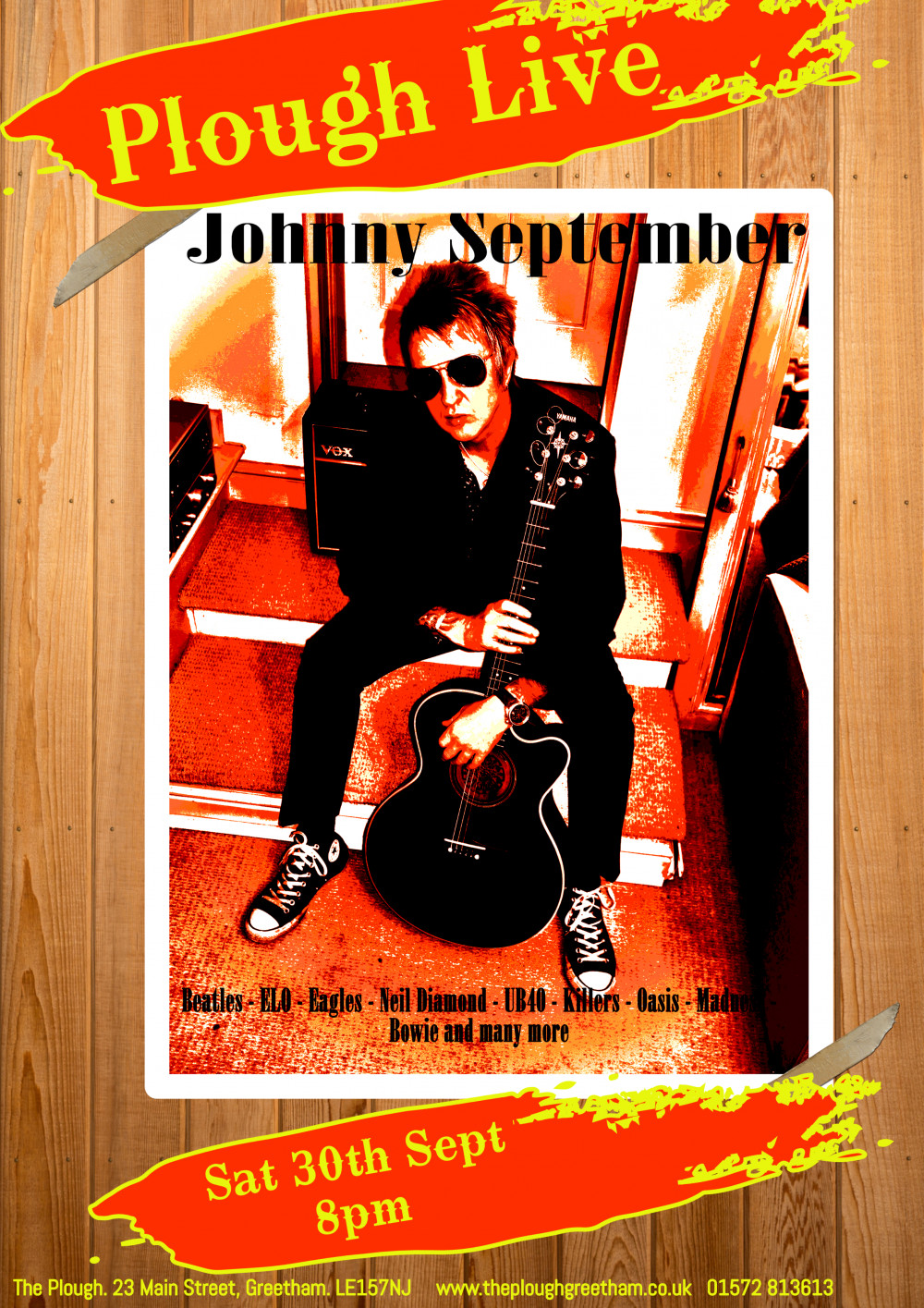 Jonny September at The Plough. Image credit: The Plough Jonny September at The Plough. Image credit: The Plough