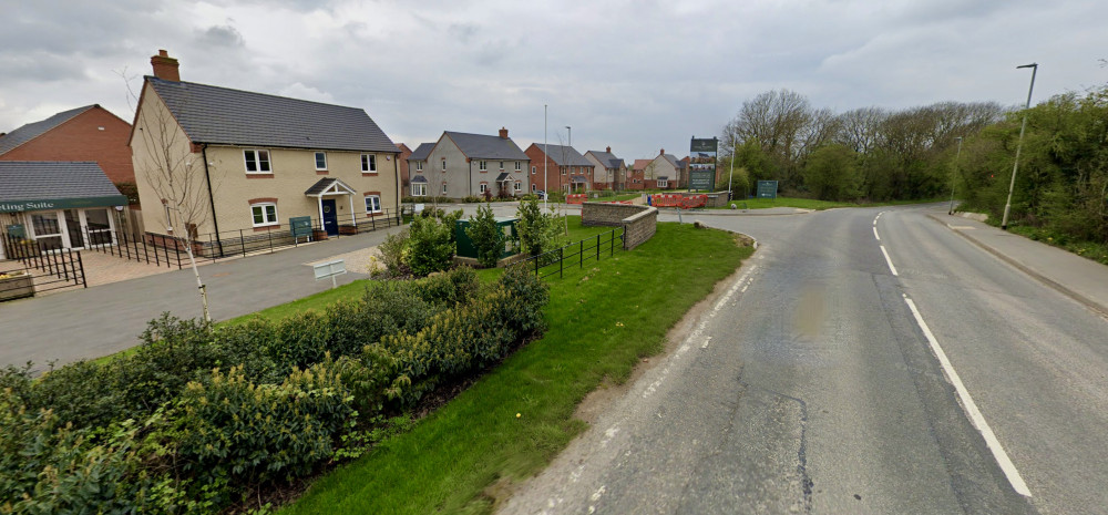 The houses would be built off Grange Road as shown in a photo taken earlier this year. Photo: Instantstreetview.com