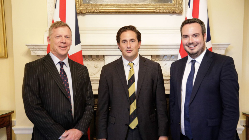 L to R: Ben Curry MBE, Johnny Mercer, Simon Jupp (Simon Jupp)