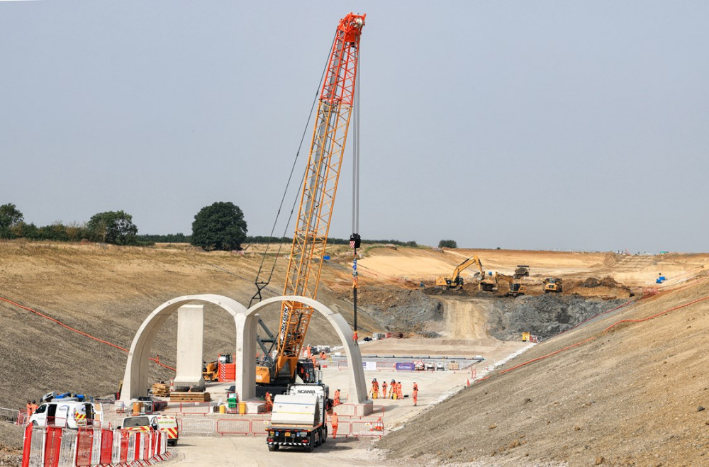 Detailed plans for HS2's 1.9km cutting in Cubbington were signed off at the start of September (image via HS2)