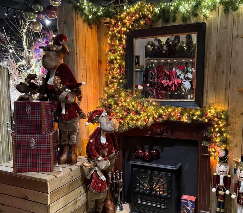 The Gates Christmas display will be launching this weekend. Image credit: Gates Garden Centre.