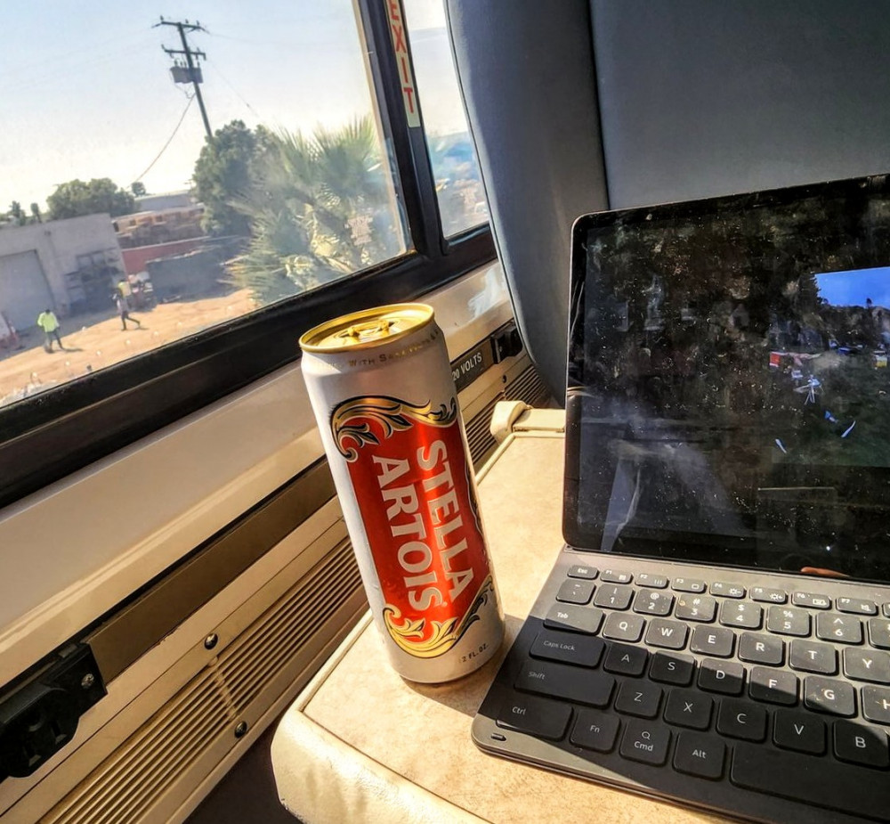 Super Crewe Alex FC fan, Gavin Worrall, who currently lives in San Diego, California, embarked on his 5,300-mile journey around midnight (GMT) on Friday 29 September (Gavin Worrall).