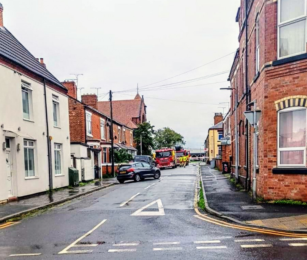 Cheshire Fire and Rescue Service closed off Union Street and Lord Street while dealing with the incident (Kyle Edge).