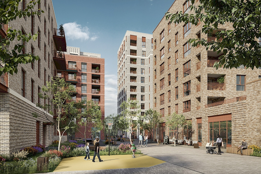 An image of what the potential Montgomery Wharf Project flats could look like (credit: planning application).