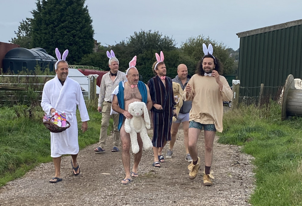 Over 70 local men stripped off to shoot a naked calendar in aid of a prostate cancer charity (Rachel Hulme).