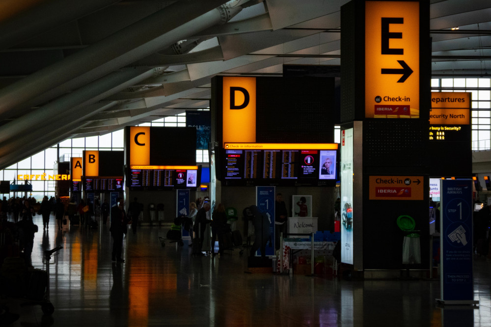 The new trial at Heathrow Airport will help reduce passenger's time going through security checks (credit:  Nick Fewings/Unsplash). 