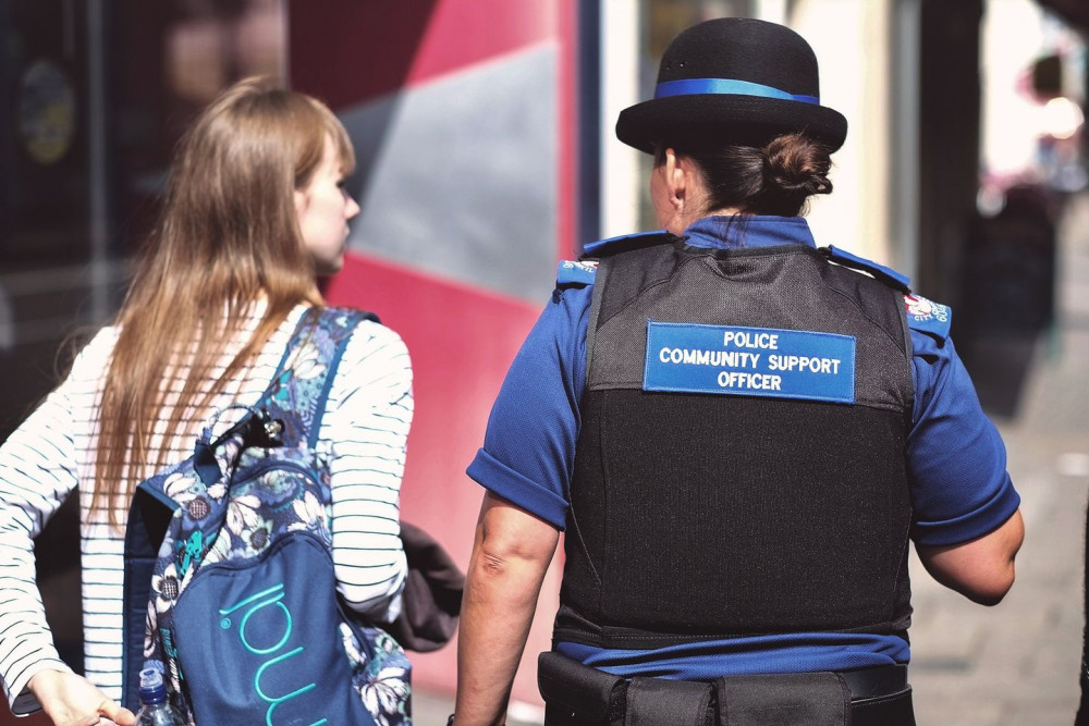 Avon and Somerset Police's innovative 'Walk and Talk' program. 