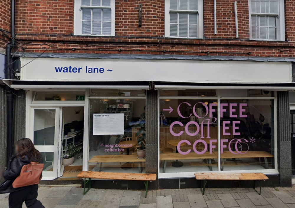 Customers at Waterlane Cafe will be banned from drinking booze whilst standing. (Photo Credit: Google Maps).