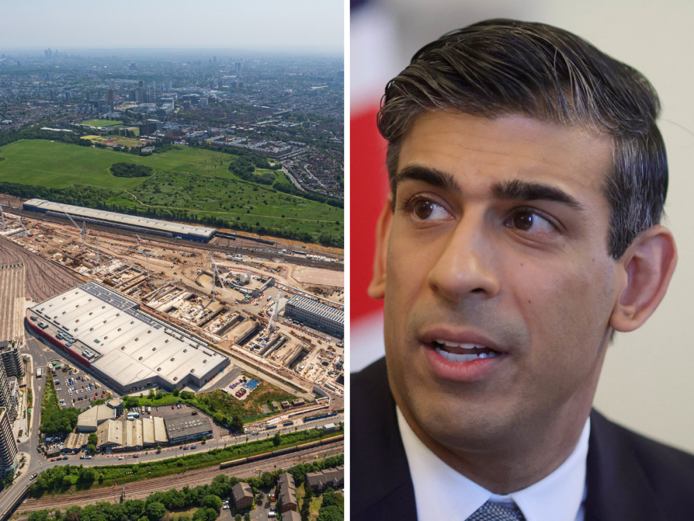 PM Rishi Sunak has officially scrapped HS2 in favour of new transport projects (credit: SWNS & Andrew Parsons).