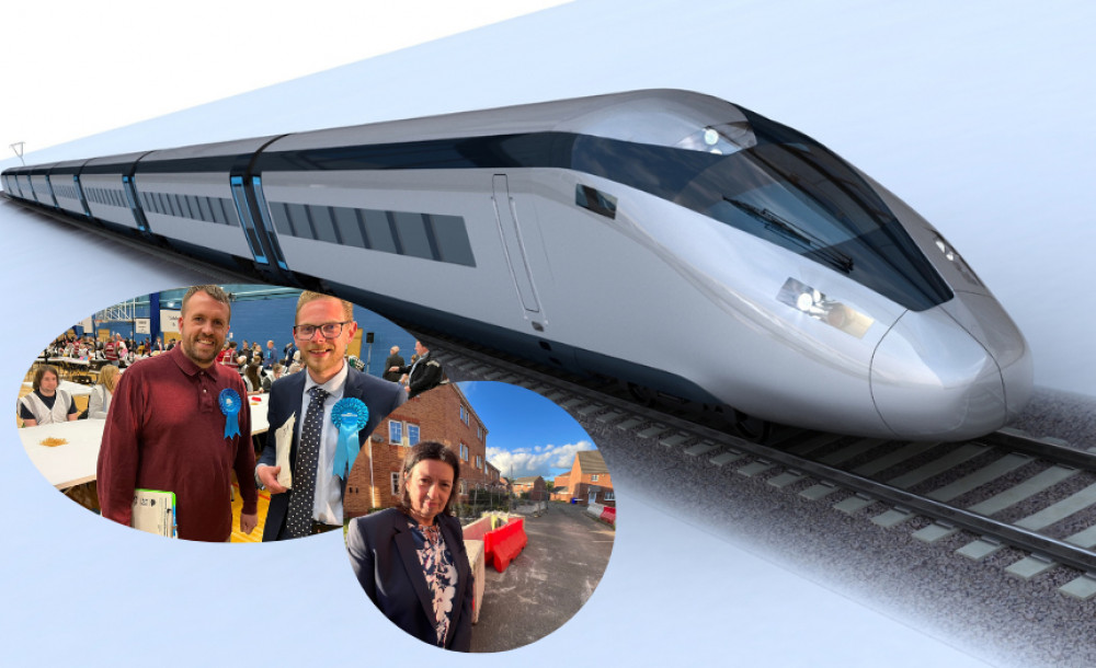 Prime Minister Rishi Sunak's announcement has been welcomed by three Stoke-on-Trent MPs (HS2/LDRS).