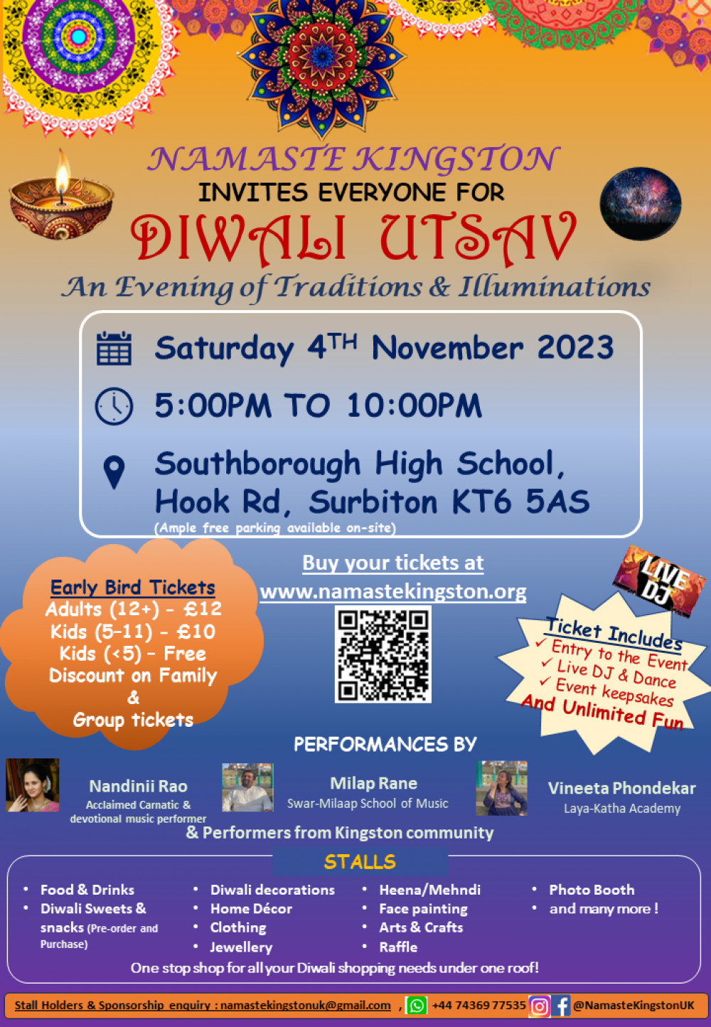 DIWALI  UTSAV : An Evening of Traditions & Illuminations