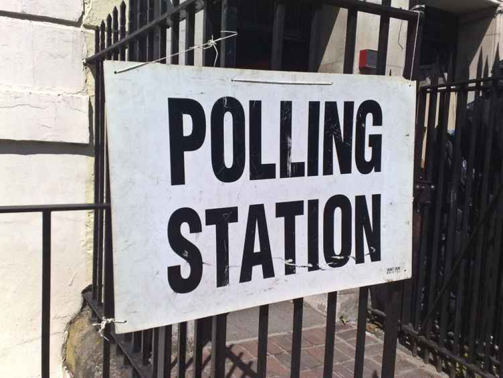 A polling station