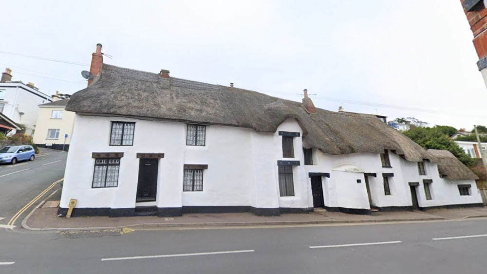 Tudor cottages, Exeter Road, Dawlish (Google)