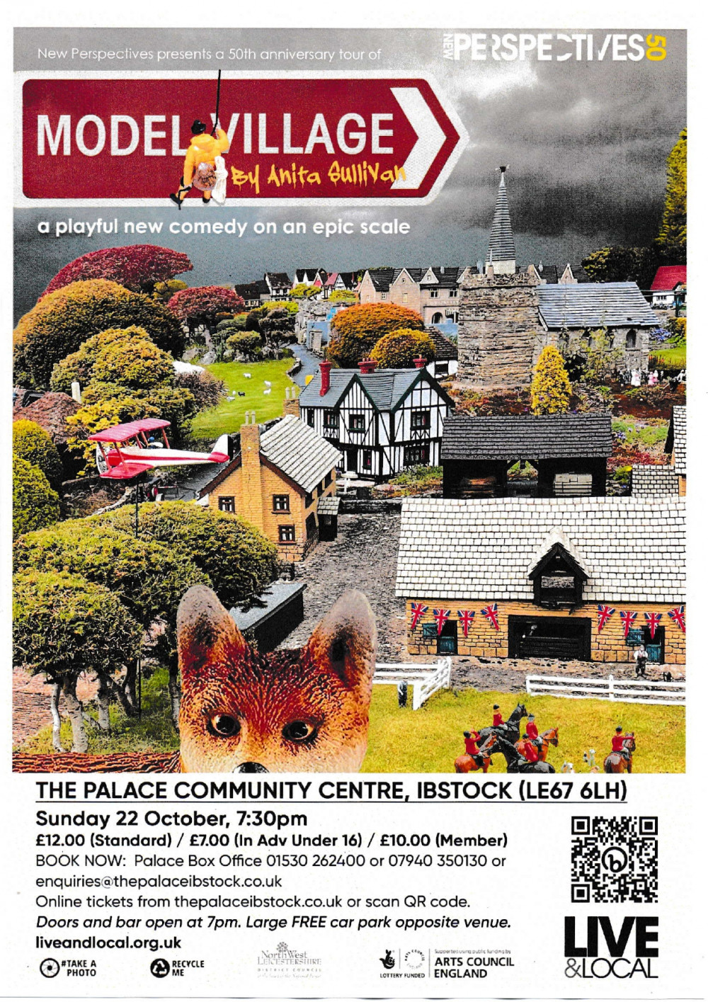 Live and Local present Model Village by New Perspectives Theatre at the Palace Community Centre, Ibstock, near Coalville