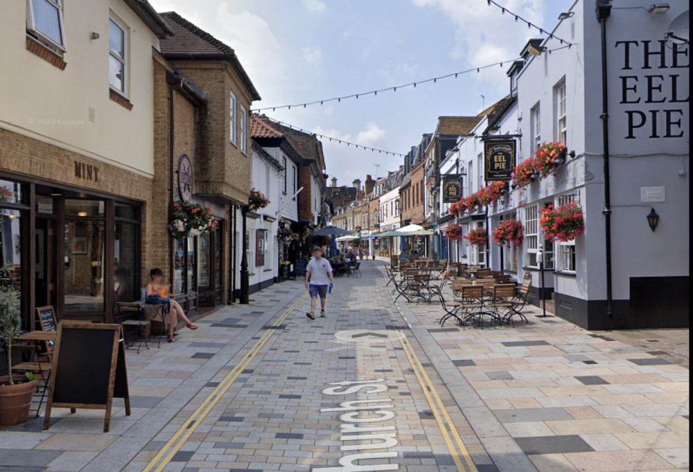 Church Street Twickenham features in new Michael Caine movie. (Photo Credit: Google Maps).