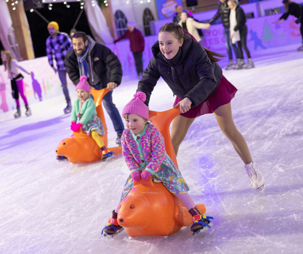 Book now and save on ice skating at Clarks Village