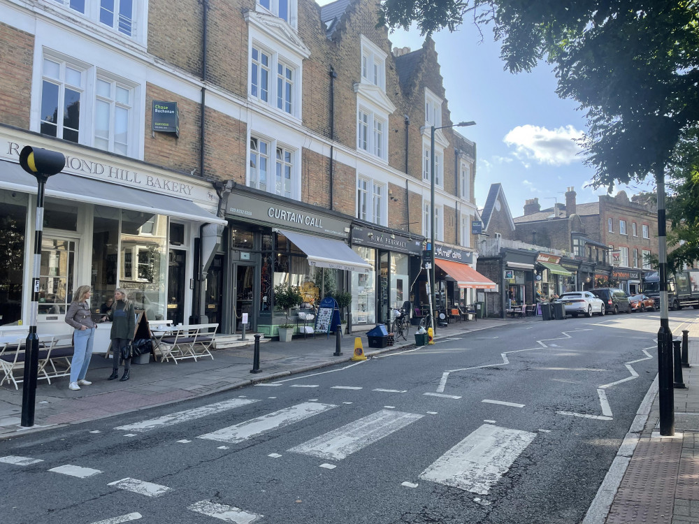 The shops on Richmond Hill. (Photo Credit: Heather Nicholls).