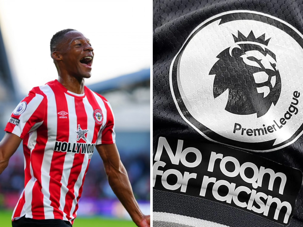 Brentford in a statement said: "Brentford FC strongly condemns the cowardly racial abuse directed at our player Ethan Pinnock on Instagram" (credit: Brentford FC & Premier League).