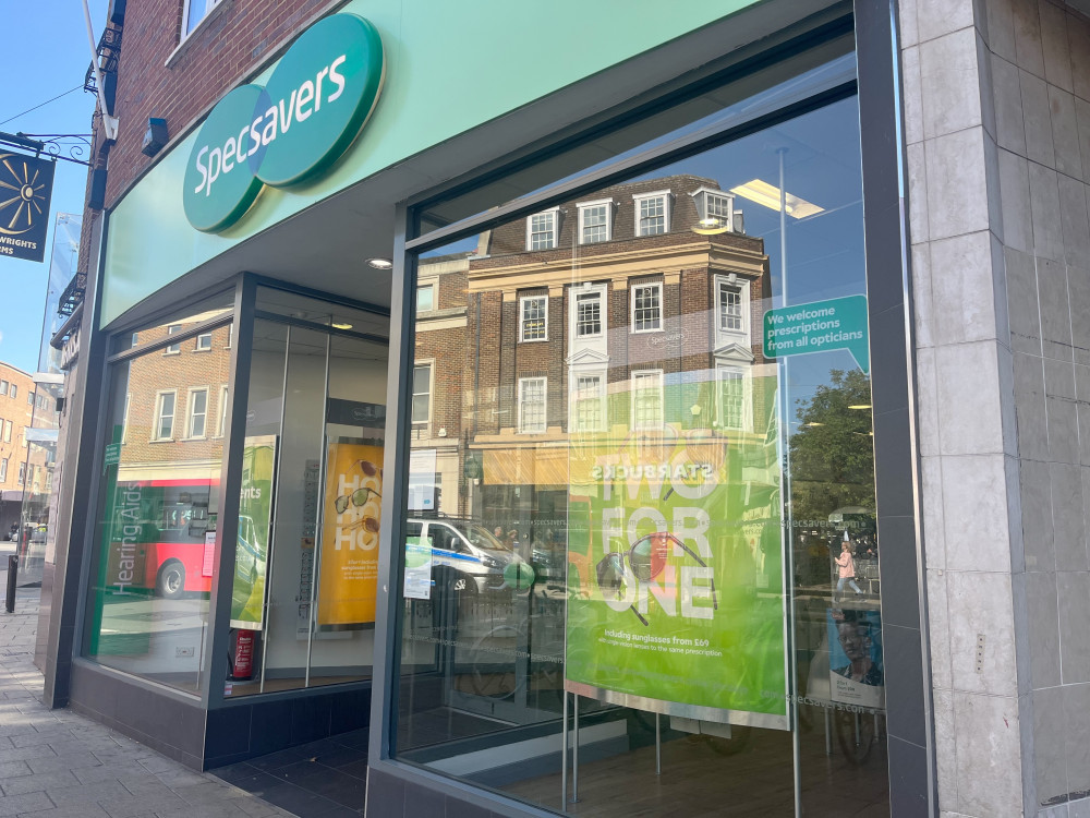 Specsavers on Clarence Street, Kingston. (Photo: Emily Dalton) 