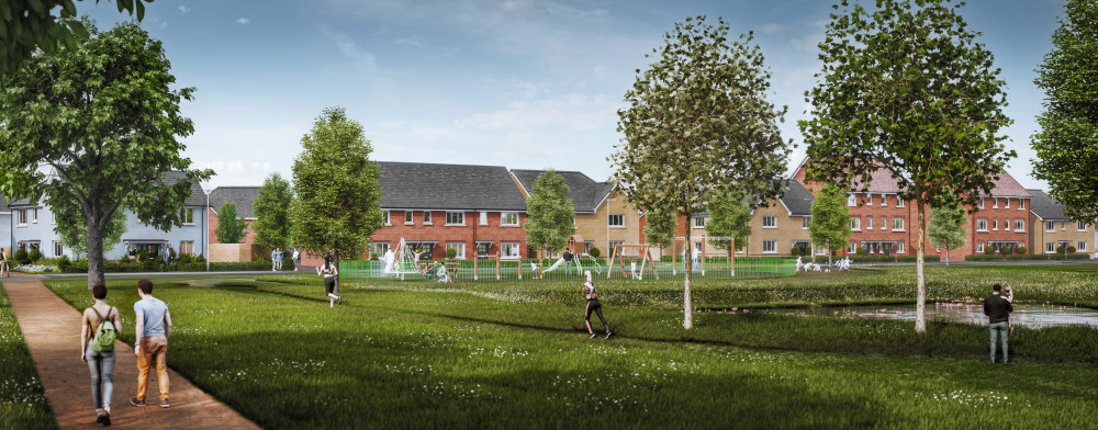 •	Bellway has submitted details of plans to build new homes, create a community green space and provide land for a new school in Trimley St Martin, near Felixstowe. 