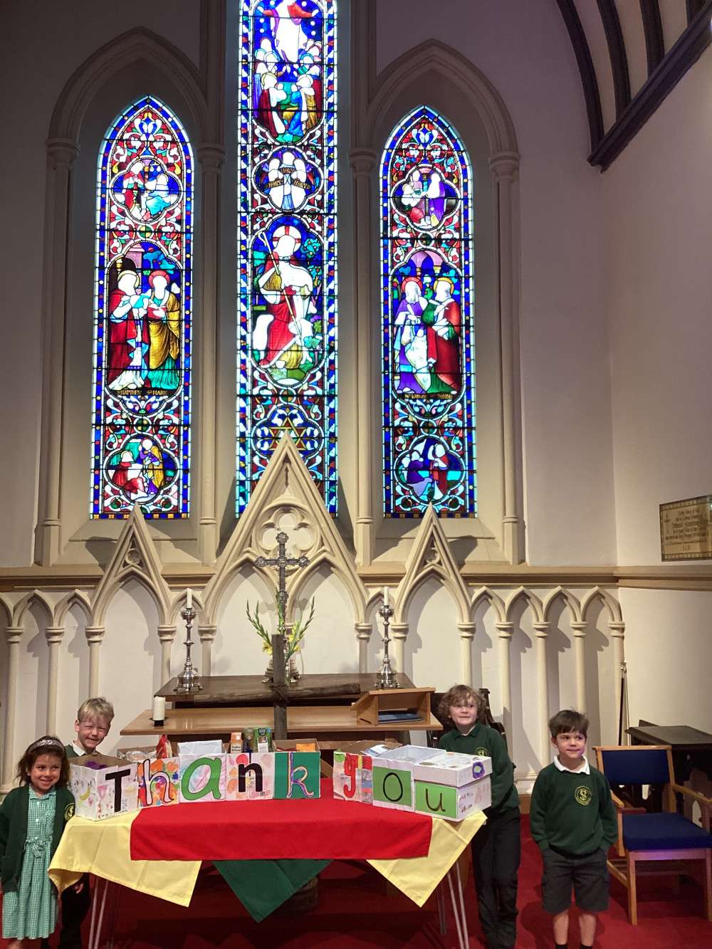 Harvest Celebrations in Frome ; Photo Vallis School 