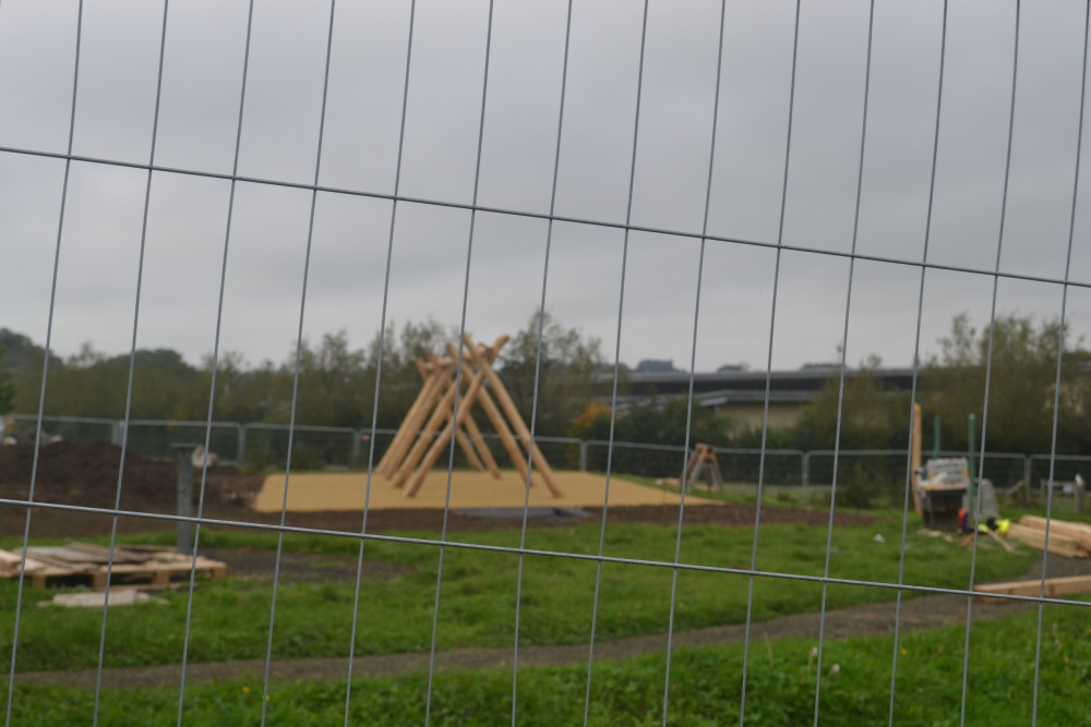 The swings at the play area in Frome are REALLY big impressive