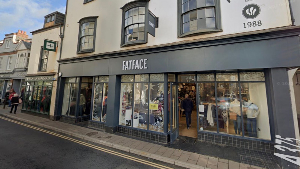 Fatface, Fore Street, Sidmouth (Google) Fatface, Fore Street, Sidmouth (Google)