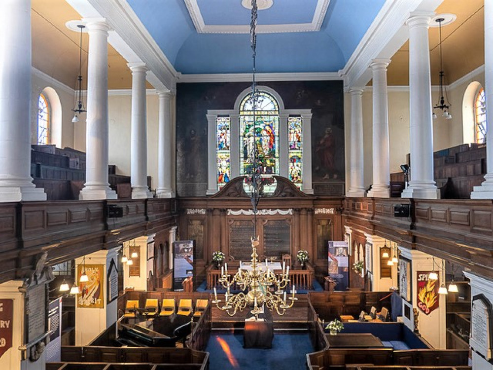 Current interior of St. Peter's Church