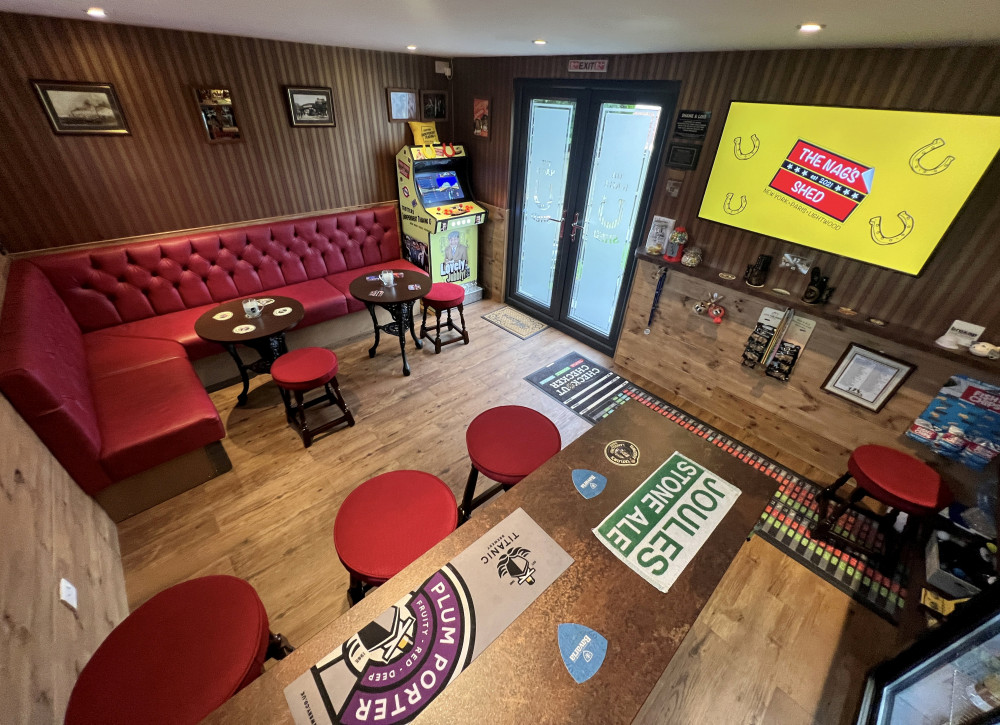 Shane Rankin's 'Only Fools and Horses' themed pub shed has reached the finals of a prestigious competition (SWNS). 