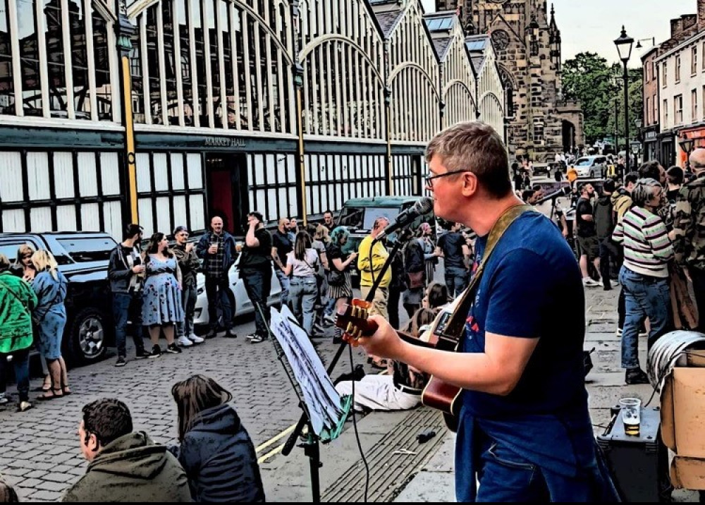 Nub News spoke to Julian Homer, a local artist famous for writing and performing songs about Stockport (Image - Julian Homer) Nub News spoke to Julian Homer, a local artist famous for writing and performing songs about Stockport (Image - Julian Homer)