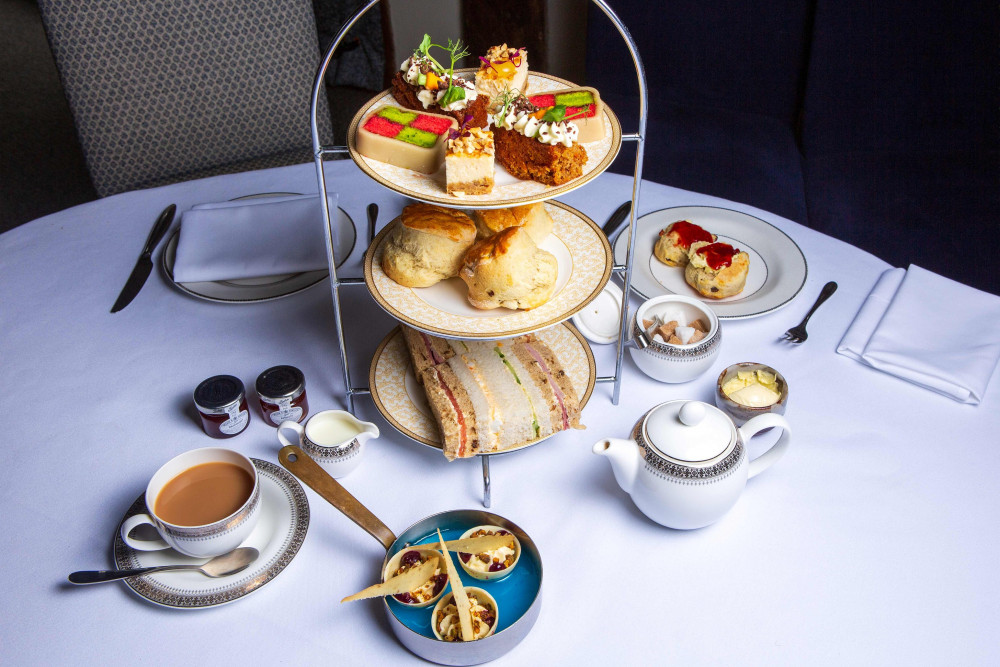 The Swan at Lavenham’s new afternoon tea in collaboration with Andrew Smyth (Picture: Charlotte Smith-Javis)