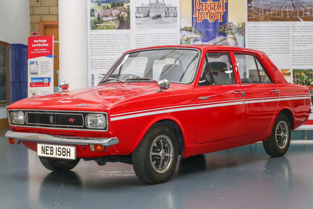 The 1969 Hillman GT was bought at auction for £5,300 last year (image via SWNS)