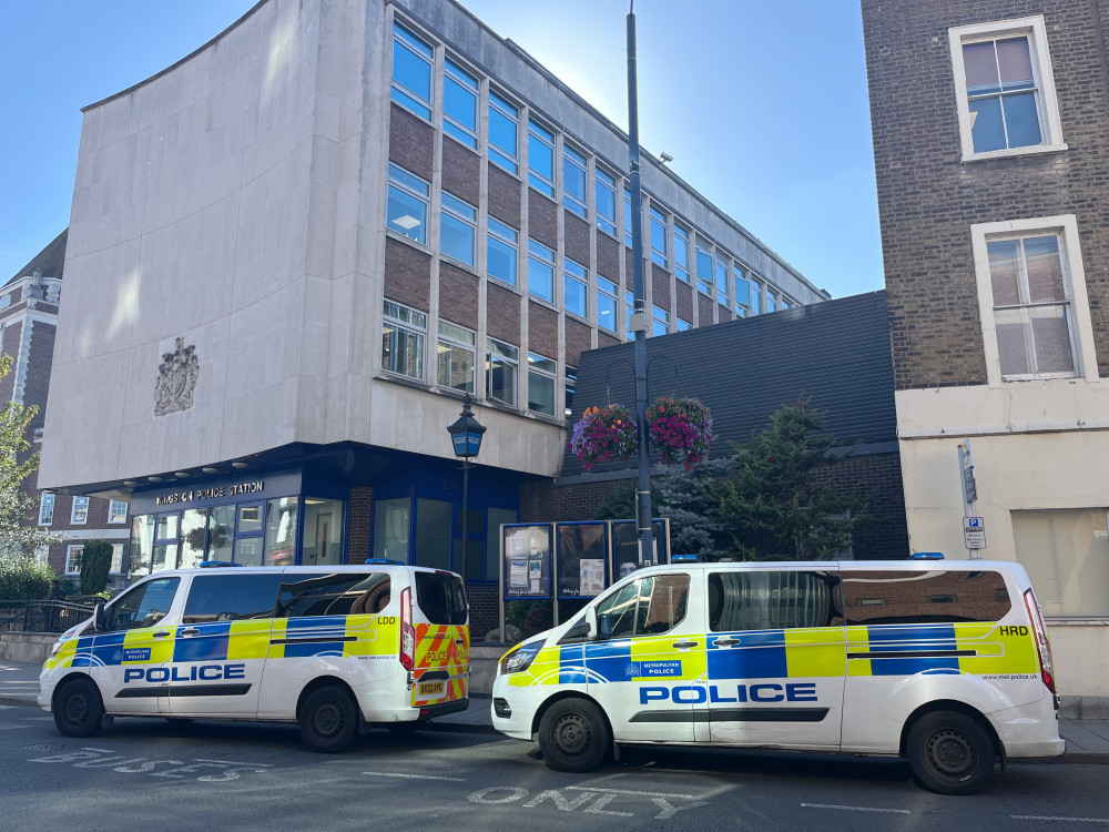 Police called at 7:15am to reports of a collision on London Road. (Photo: Emily Dalton)