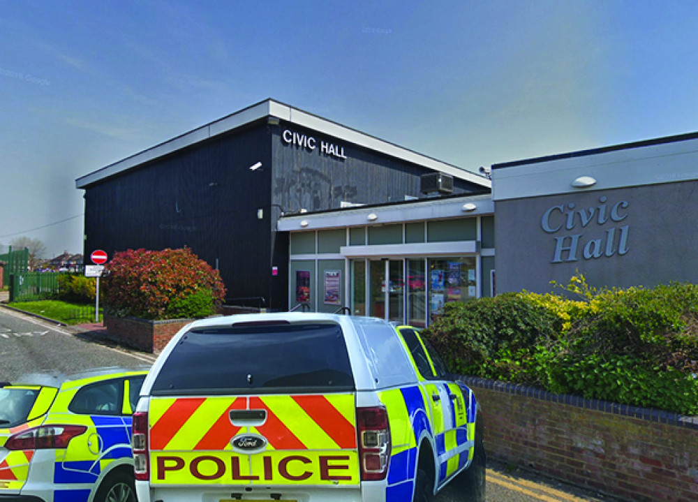 Police were called to an incident at the Civic Hall. 