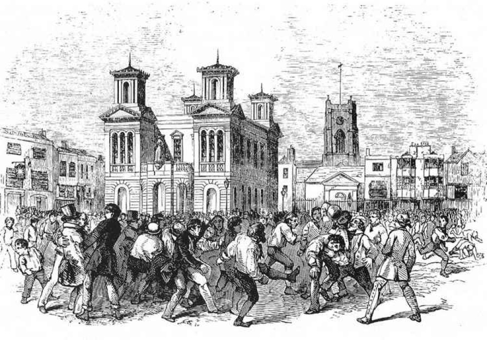 Shrove Tuesday Football match in Kingston