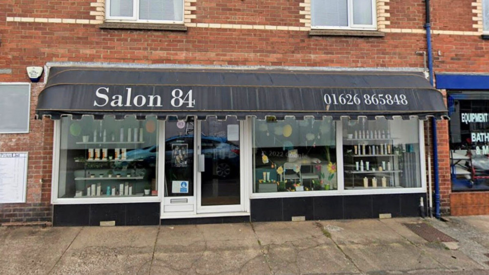 Salon 84, High Street, Dawlish (Google) Salon 84, High Street, Dawlish (Google)