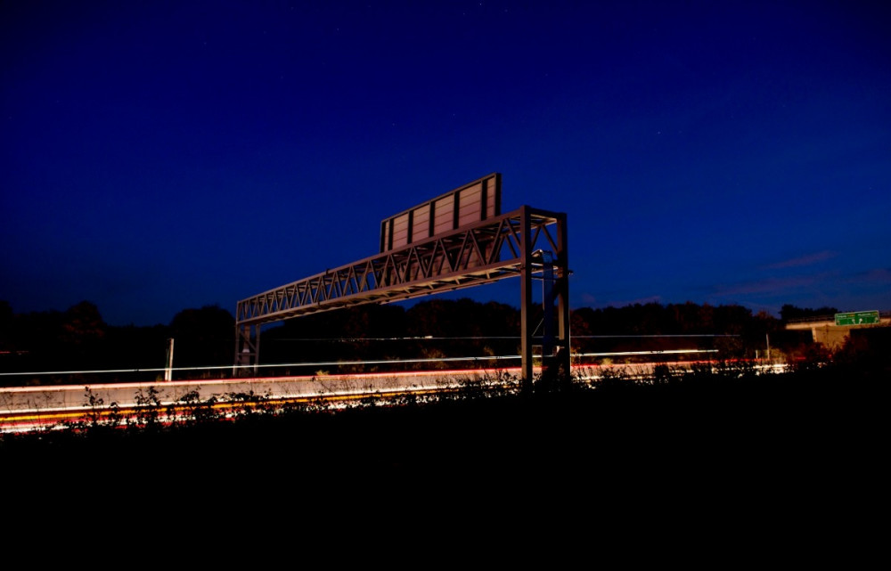 The M5 will be closed overnight for work taking place between junctions 19 and 21