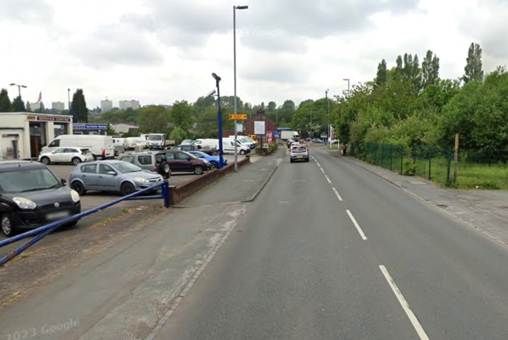 Police were called to a dealership on Dividy Road, Bentilee, yesterday (Google).