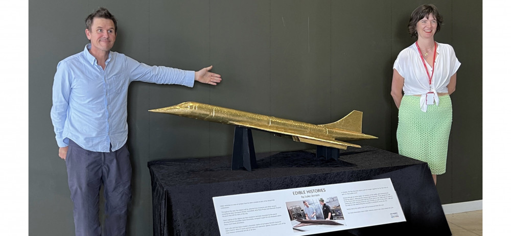  An iconic, supersonic chocolate Concorde jet plane from Aerospace Bristol. Photo : Metro Mayor's office