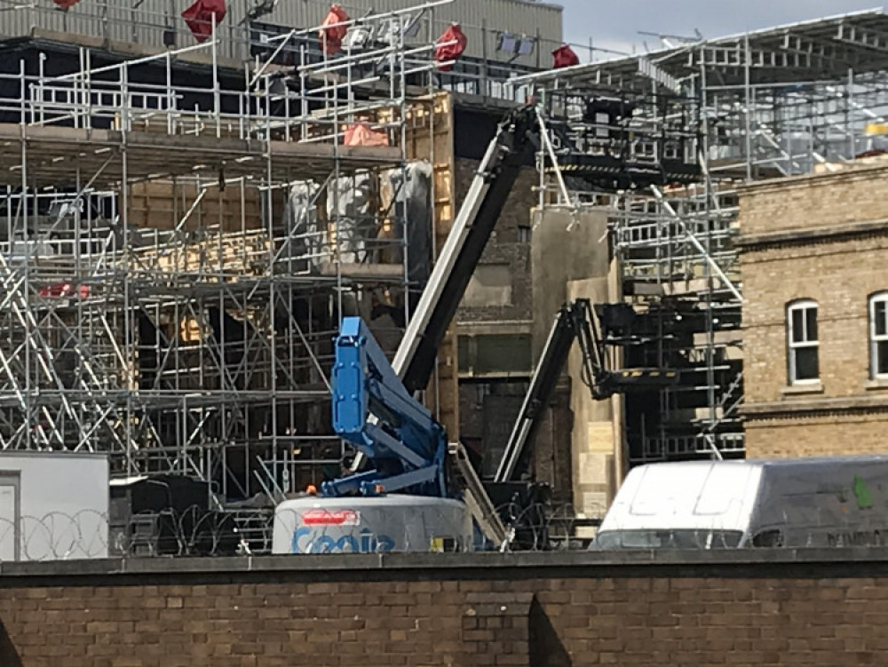 The Brewery being used for filming earlier this year. (Photo Credit: Nub News).