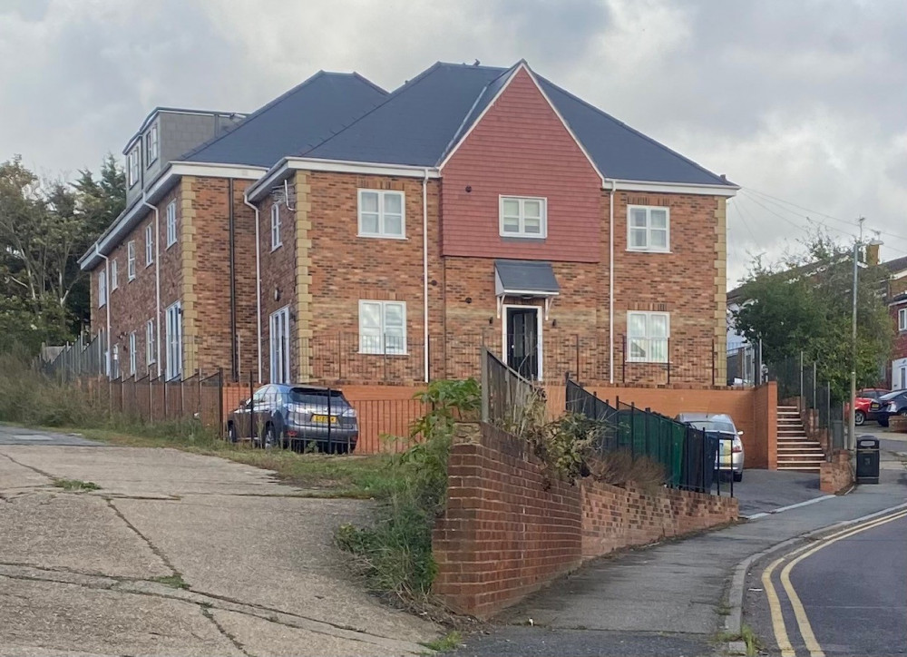 The new flats on Fairview Chase in Stanford-le-Hope.