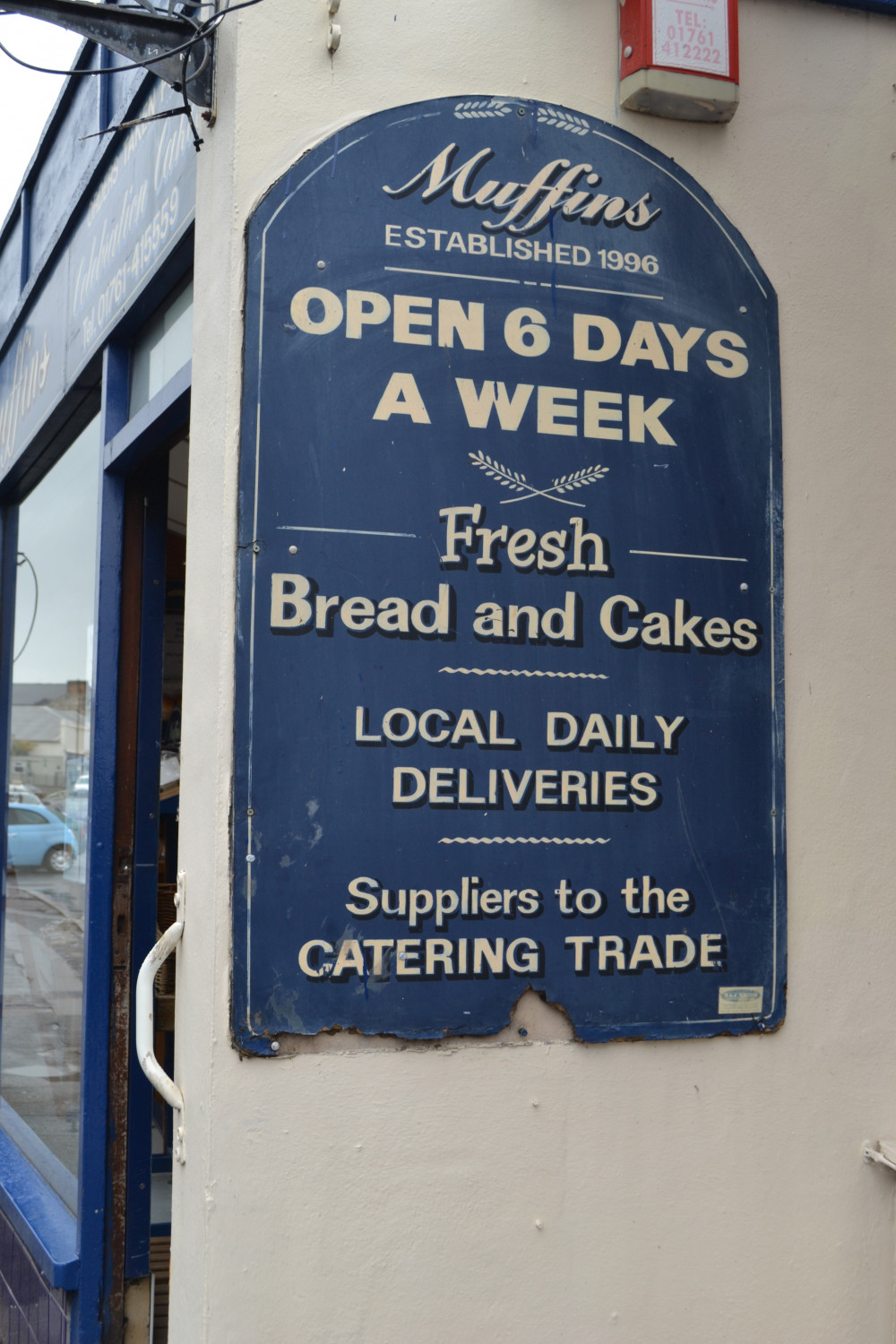 This lovely local bakery, Muffins is part of the scheme : Photo Midsomer Norton Nub News 