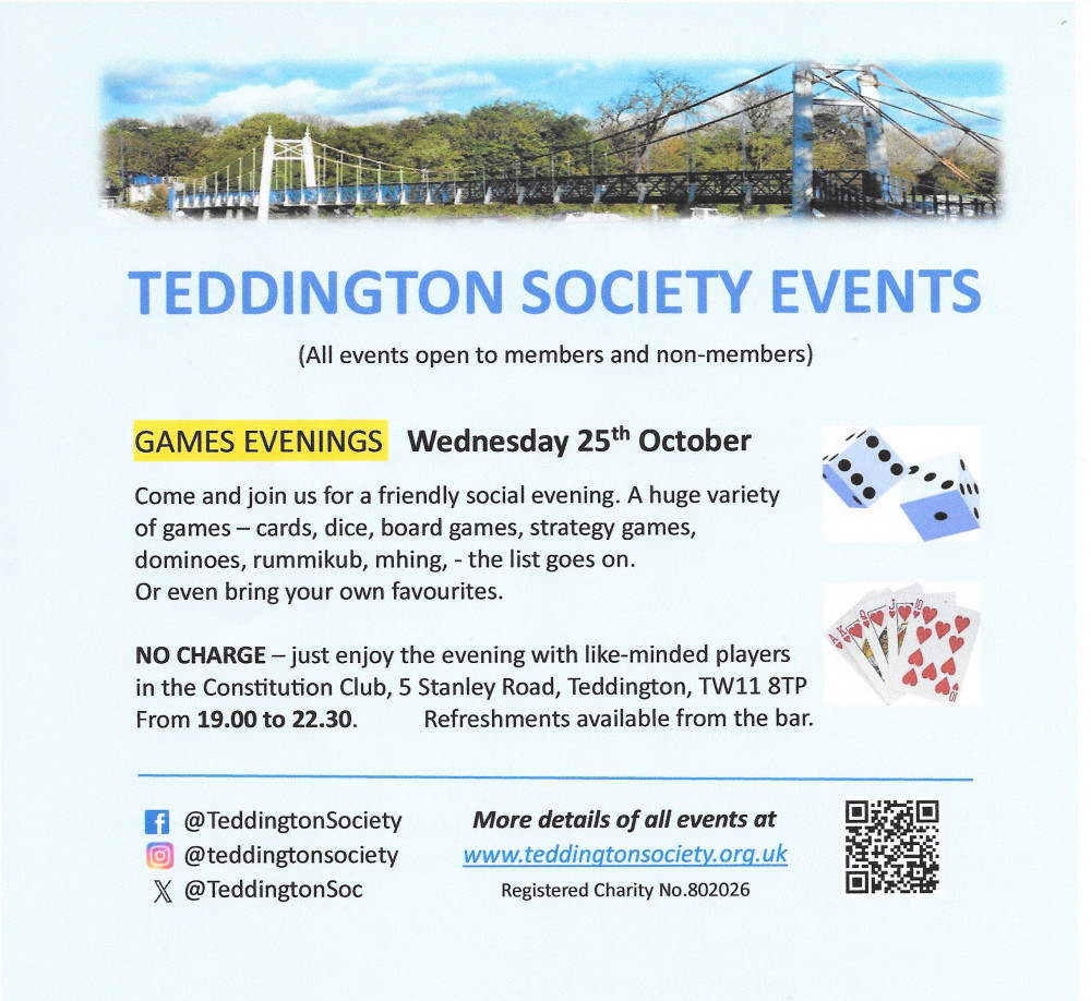 Teddington Society Games Evening
