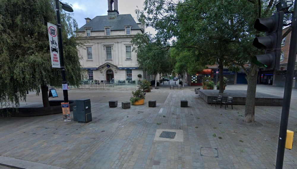 Where the proposed Brentford Market will be located, next to Greggs on Brentford High Street (credit: Google maps).