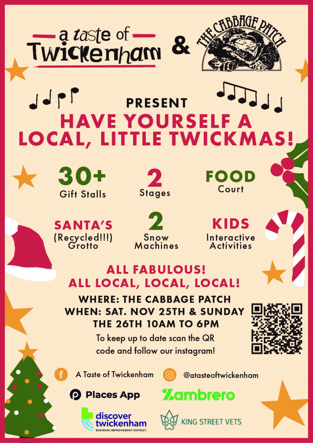 HAVE YOURSELF A LOCAL, LITTLE TWICKMAS! HAVE YOURSELF A LOCAL, LITTLE TWICKMAS!