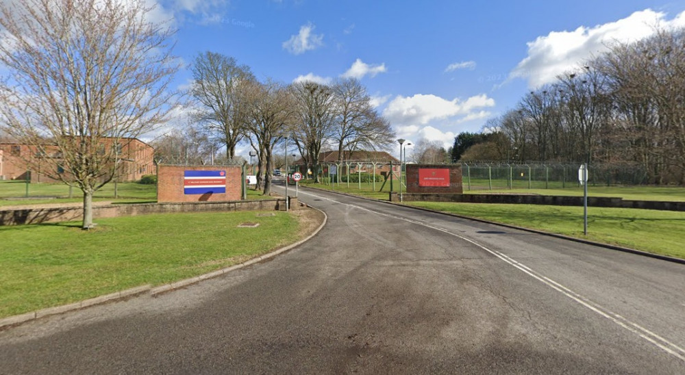 The Rutland Festival of Remembrance will take place at St George’s Barracks in North Luffenham on Friday, November 10 (Image via google.maps)