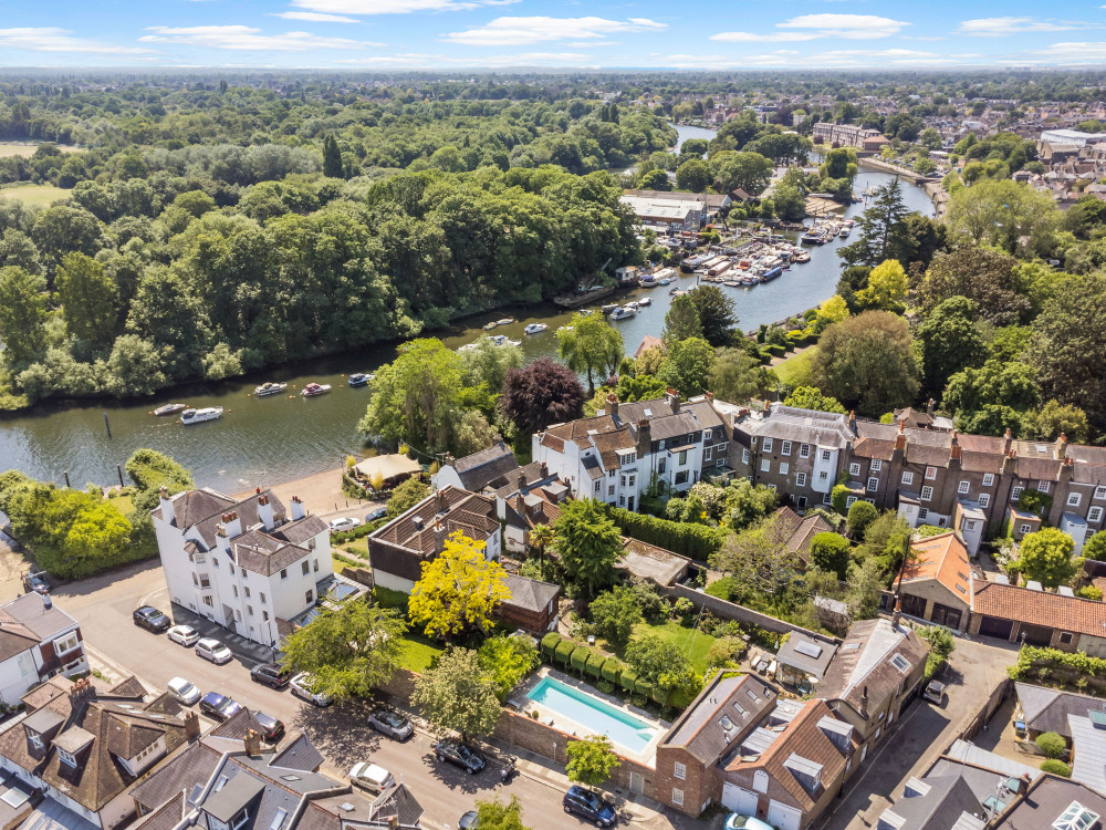 The view from the house (Photo Credit: Fine and Country Richmond).