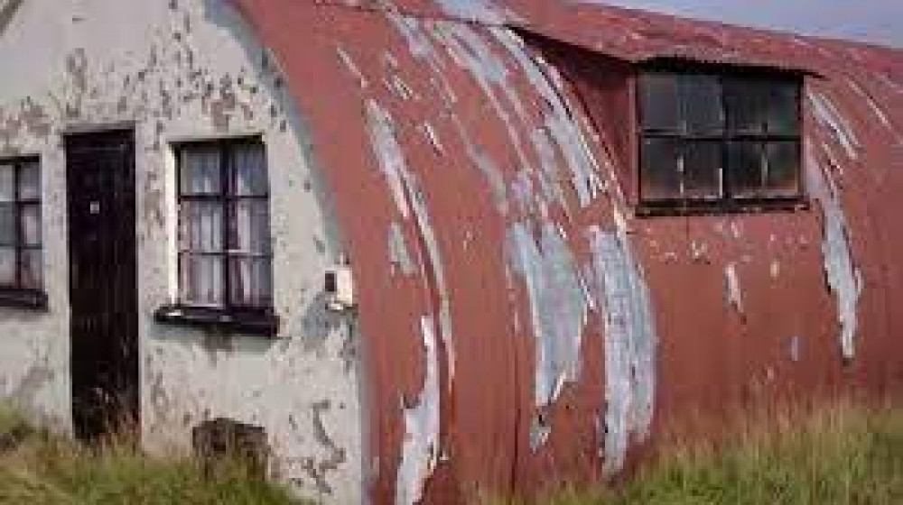 The White Camp consisted of Nissen huts like these 